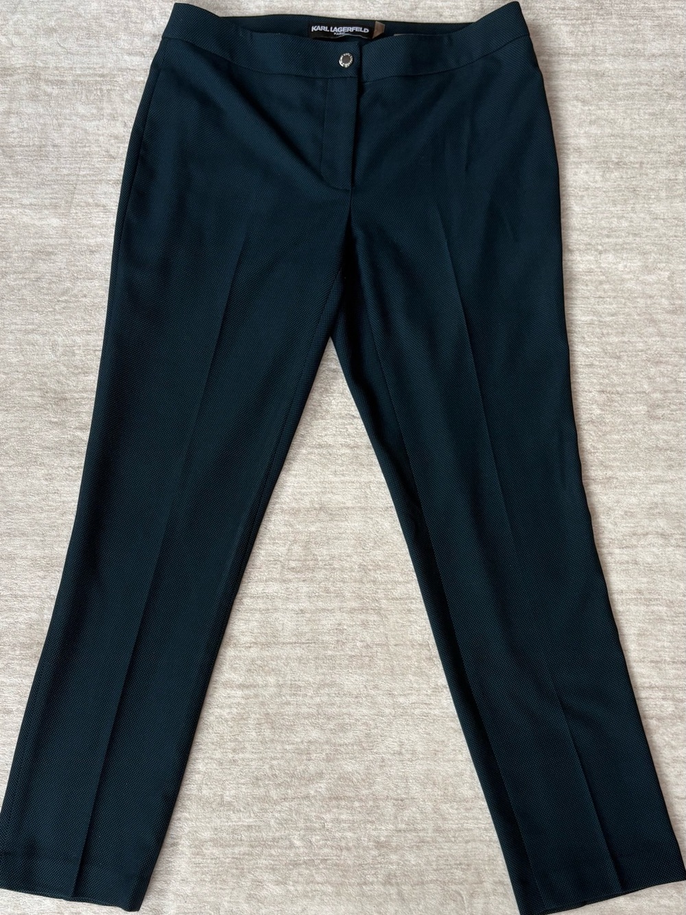 Karl Lagerfield Women’s Blue Dress Pants Size 4 -Straight Leg, Tailored